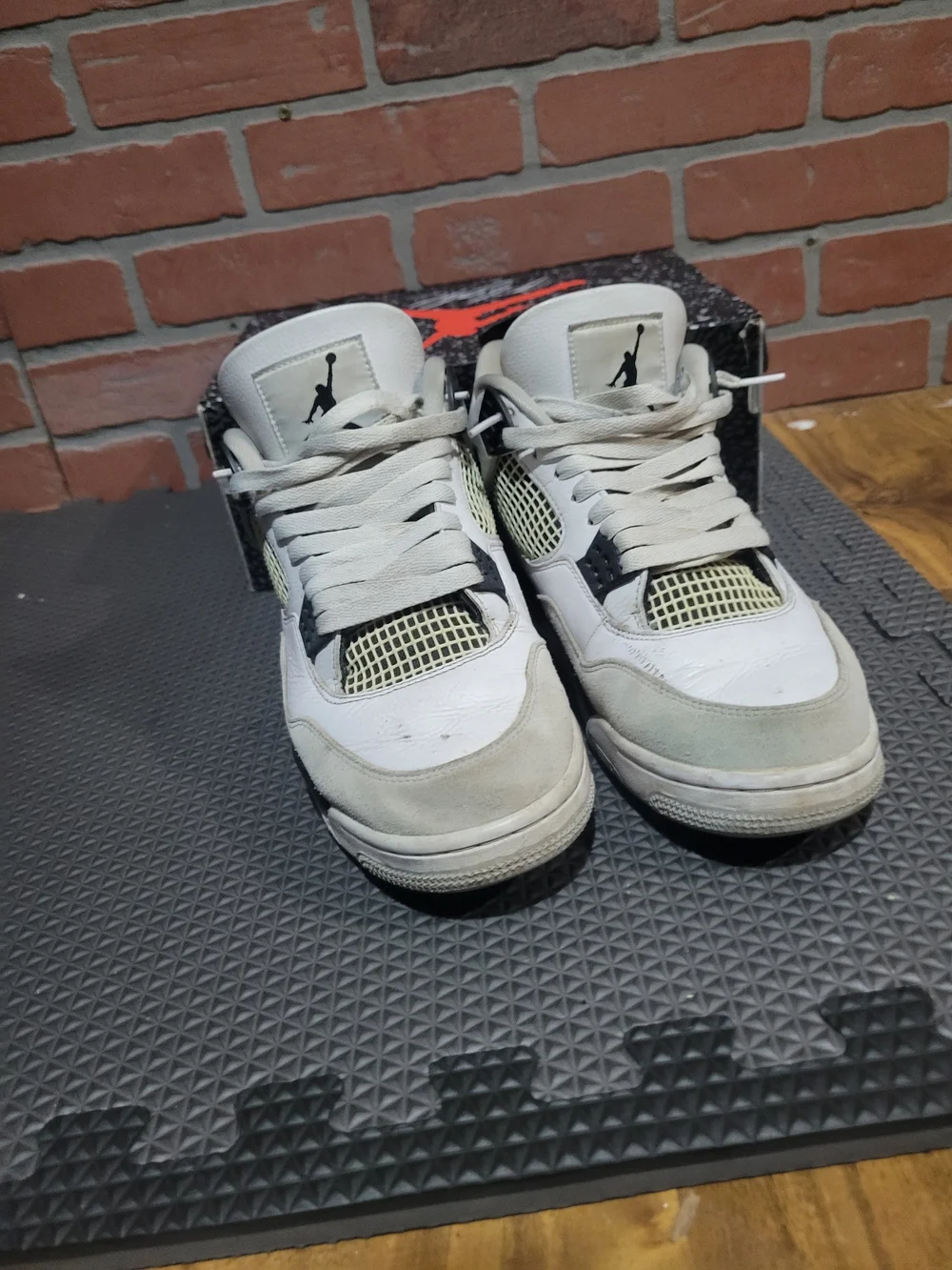 Size 10.5 - Jordan 4 Retro Mid Military Black